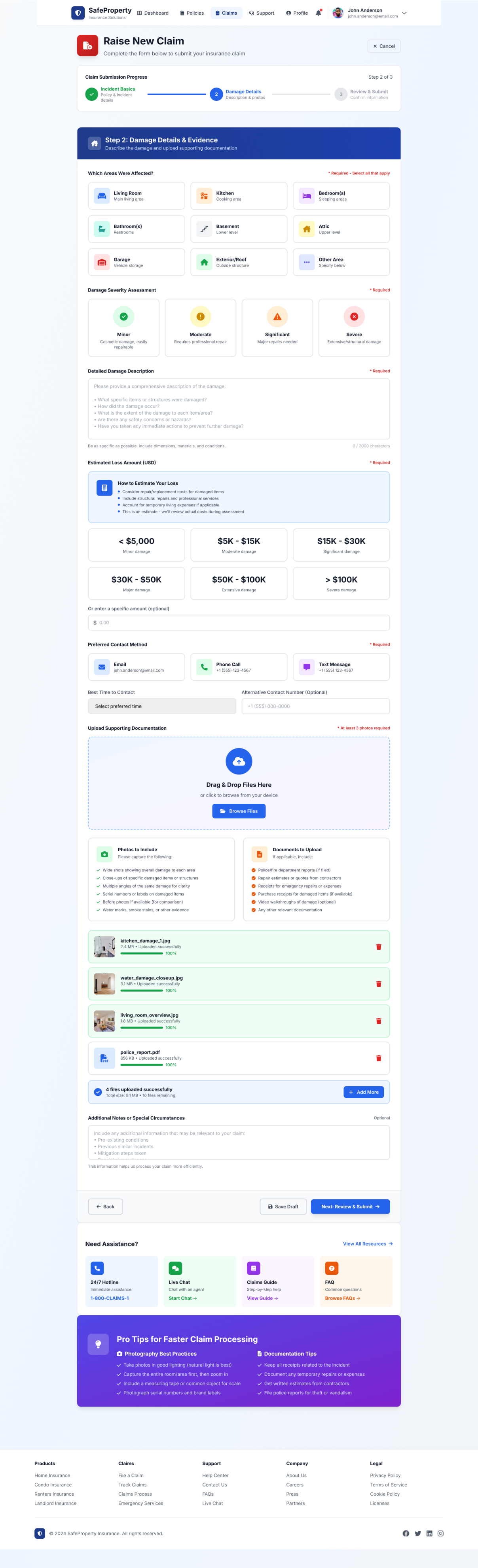 AxCS screen mockup